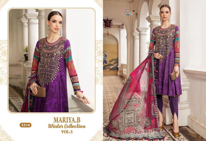 Mariya B Winter Collection 5 By Shree Pashmina Pakistani Suits Wholesalers In Delhi
